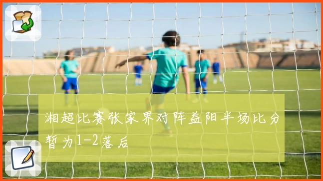 湘超比赛张家界对阵益阳半场比分暂为1-2落后